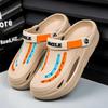 Big Size 40-45 Summer Men Sandals Slippers for Boy Designer Platform in House Slippers Outdoor Wading Beach Shoes Free Shipping