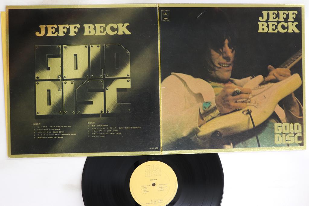 LP Record JEFF BECK - Gold Disc ECPN23 EPIC 1973 Japan Rock Used