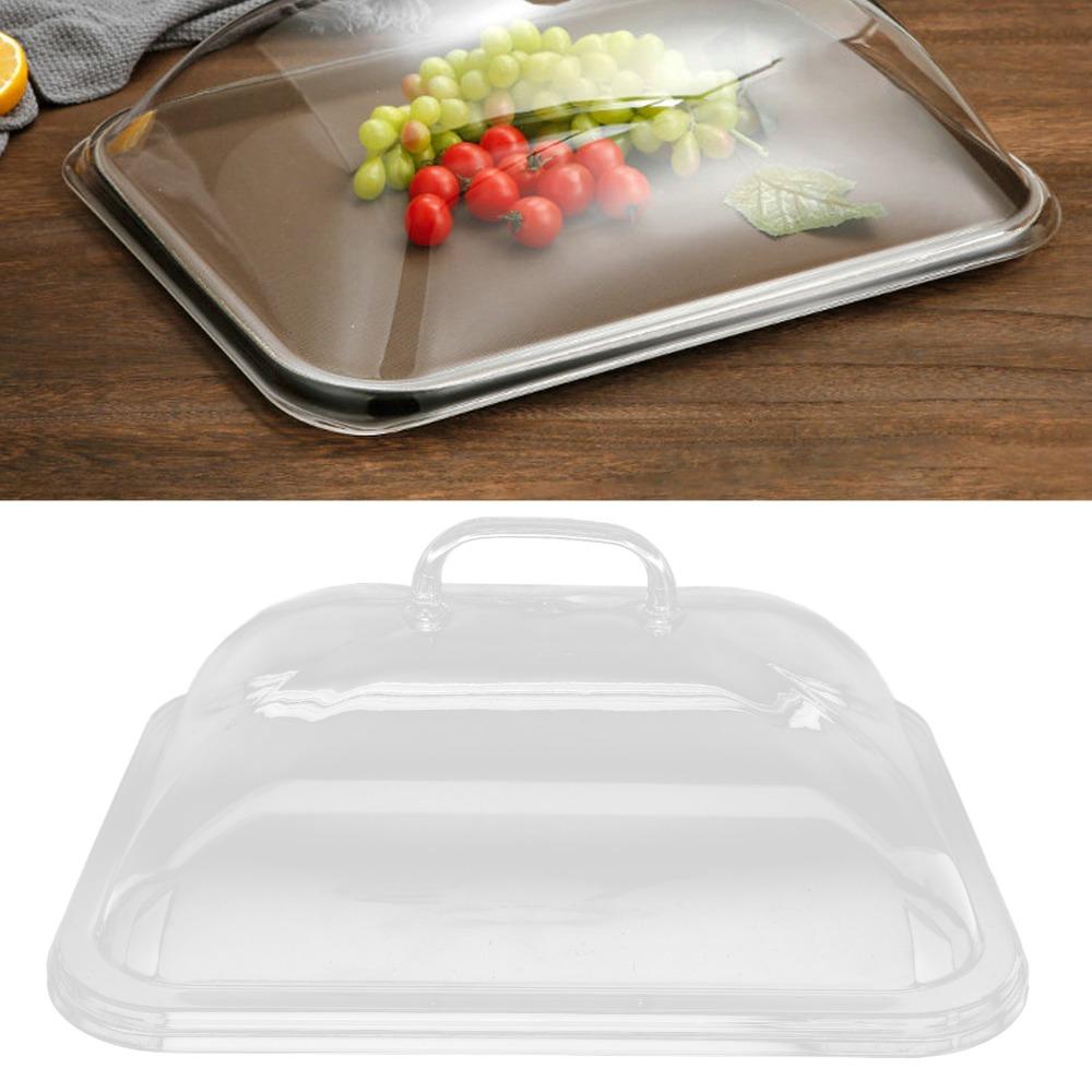 Rectangular Shape Food Pan Reusable Food Storage Container New Baking Tray Cover Home Baking