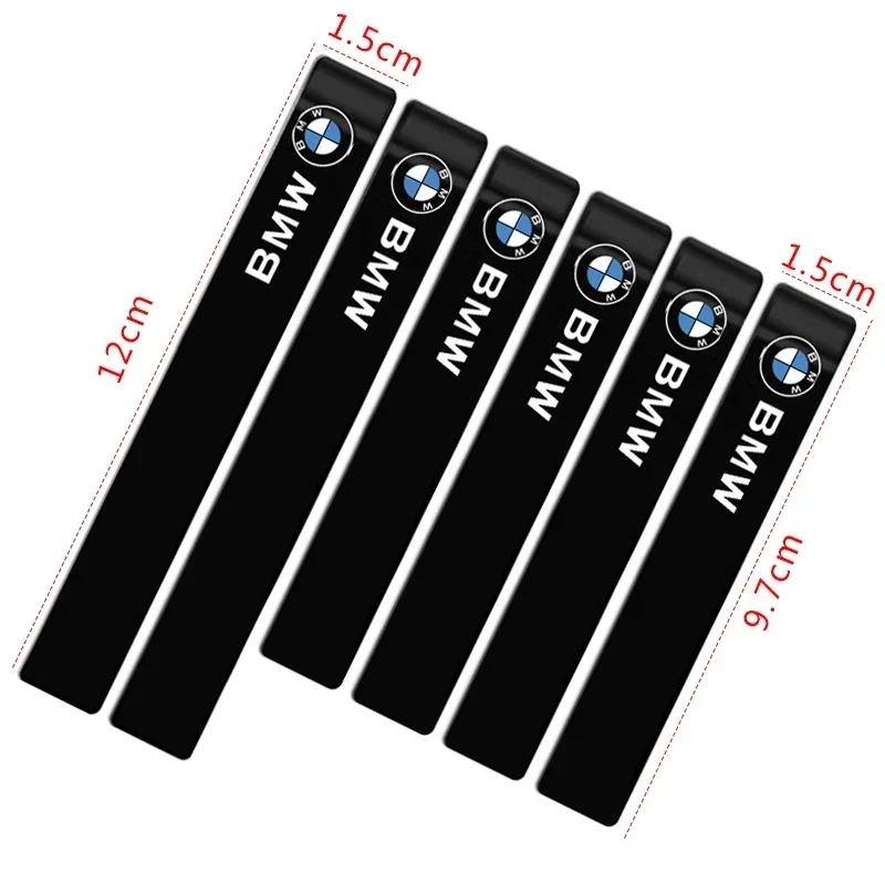 XWKPB1 2025 E46 x5 6pcs Rubber Car Door Edge Protector Stickers Anti Collision Strips For BMW E46 E85 E60 F10 E39 F30 E36 F20 E87 E90 E