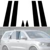 Adesivi Pilastro B C Neri, Facili da Installare, Rivestimento Finestrino in PC, Antigraffio, Parti per Styling Esterno Adatte per Dodge Durango 2011-2024