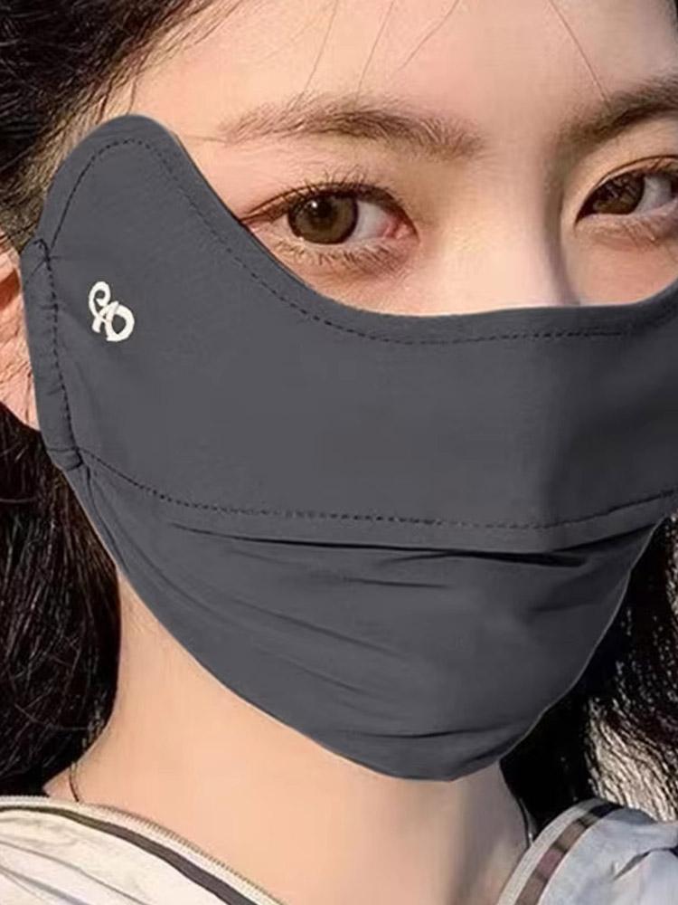 Thin Sunscreen Face Scarf Ventilate Ice Silk Mask Cover Veil Comfortable Eye Protection Gini Golf For Summer Strong Sunshine