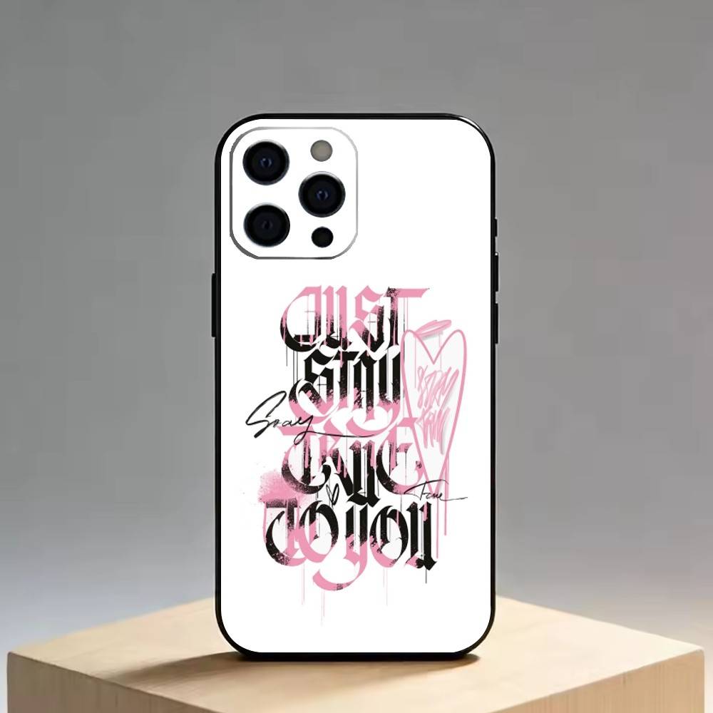 

Cool pink graffiti Phone Case For iPhone 17,16,15,14,13,12,11 Plus,Pro Max,XS,Soft Silicone Black Cover iPhone12PROMAX
