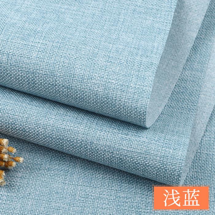 Dustproof Cloth Canvas Sofa Background Cloth Linen Cloth Fabric 100cm*150cm Cotton Linen Thickened Solid Color Fabric