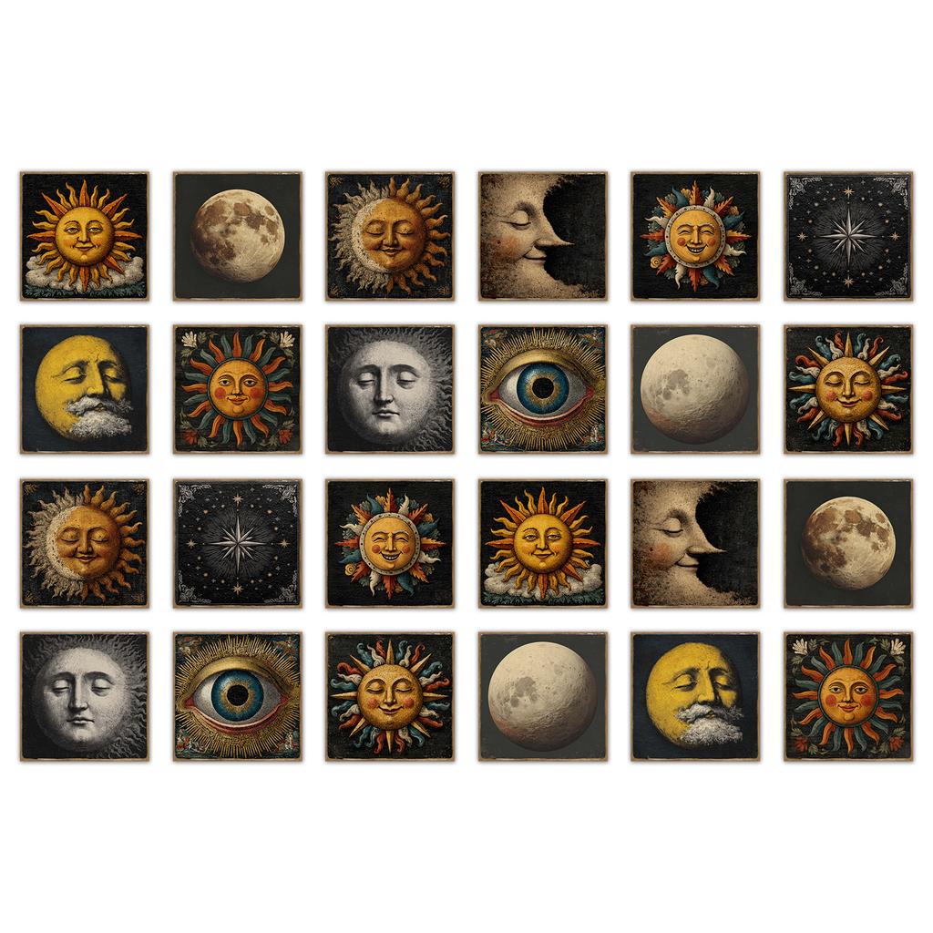 24 Pcs European Style Tile Wall Self-Adhesive Sticker Kitchen Bathroom Decorative Tile Stickers Glossy Crystal Wall Decals