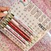 5 Pieces Nurse Pens Work Funny Black Ink Ballpoint Nursing Pens for Nurse Doctor Teachers Students Women Men Gifts