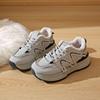 Internet celebrities thick-soled heightening casual shoes women's 2025 winter new velvet versatile sports shoes popular warm running shoes