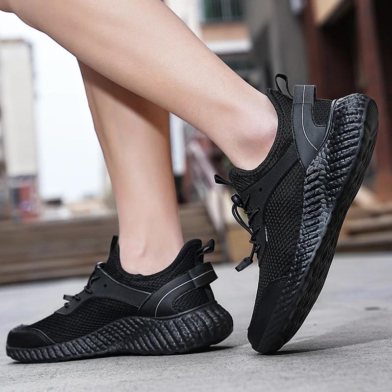Men's Sneakers  New Men's Running Shoes Outdoor Anti-skid Sports Running Shoes Fashion Men's Sports Mesh Shoes