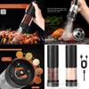 Convenient Rechargeable Salt Mill Peppers Mill Adjustable Coarseness Peppers Grinder Electric Salt Mill for Kitchen