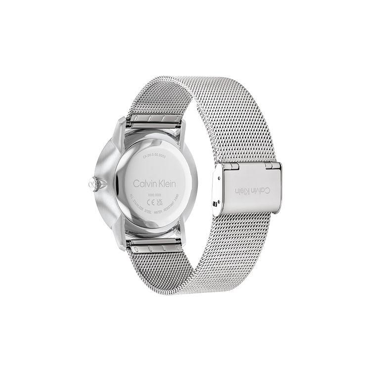 Calvin Klein Quartz Watch Steel Strap Silver Dial Simple Logo Watch Unisex watches 25300009