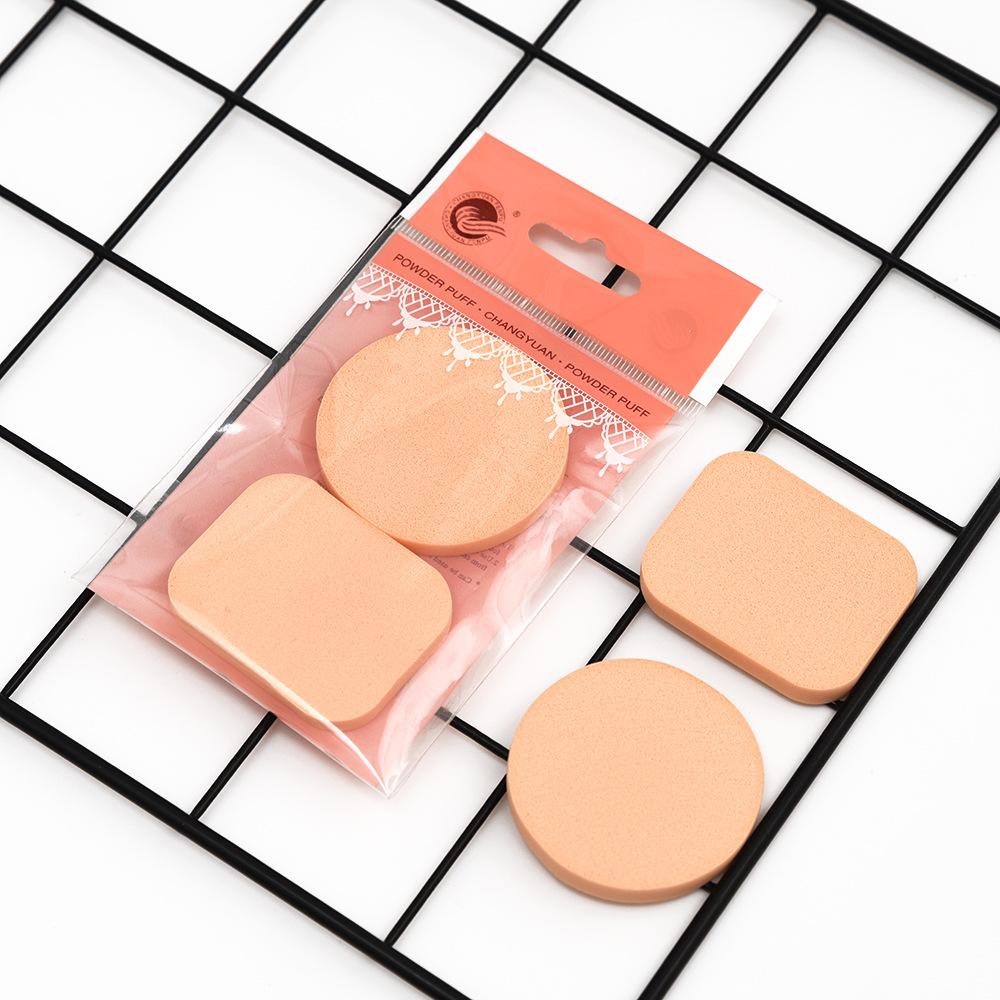 Round BB Cream Powder Puff Wet and Dry Use Sponge Cushion Puff Foundation Makeup Tool