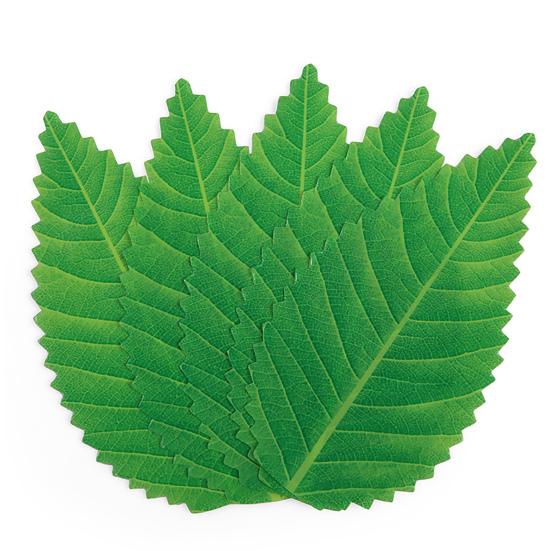 200Pcs/Bag Artificial Green Leaf Reusable Colorfast Vibrant Color Simulation Sushi Decoration Leaf Kitchen Accessories