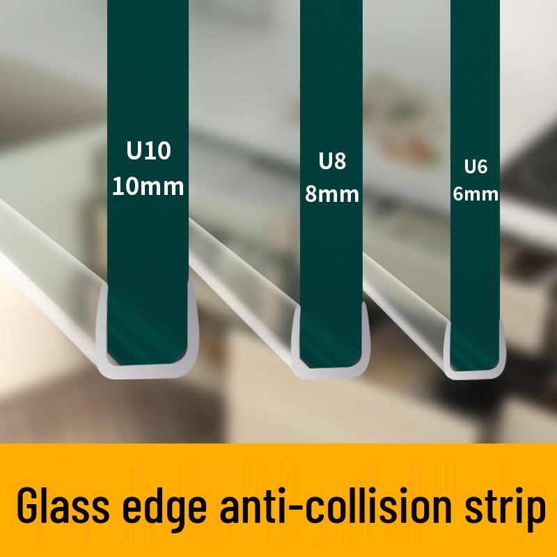 U-shaped Transparent Glass Edge Protector Strip for Fish Tank