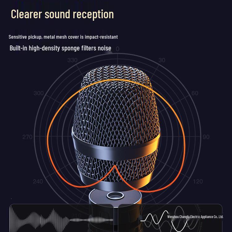 Universal Dual UHF Wireless Handheld Microphone for Professional Home, KTV, and Outdoor Sound Systems