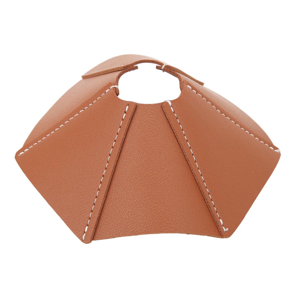 Lamp Shade Leather Brown Shade Cover Patchwork Retro Design Lighting Accessories for Light Bulb Lamp