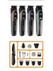Cross-Border 5-in-1 Digital Hair Clipper Set: Electric, Adjustable, Multi-Function Shaver with Carving Feature