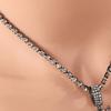 Women Butterfly Necklace, with Full Diamond Pendant Choker, And Alloy Plating Multiple Colors Design, Durable Necklace for Date Party