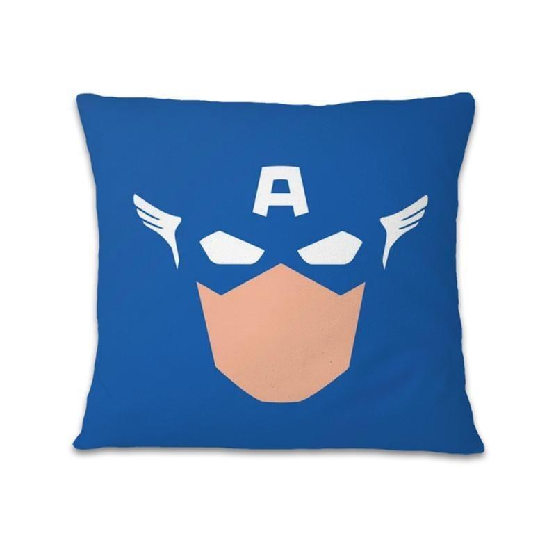 Cartoon Spiderman Hulk Iron Man Pillow Cover Living Room Sofa Cushion Cover Room Bed Pillow Cover Studio Bedroom Home Decoration