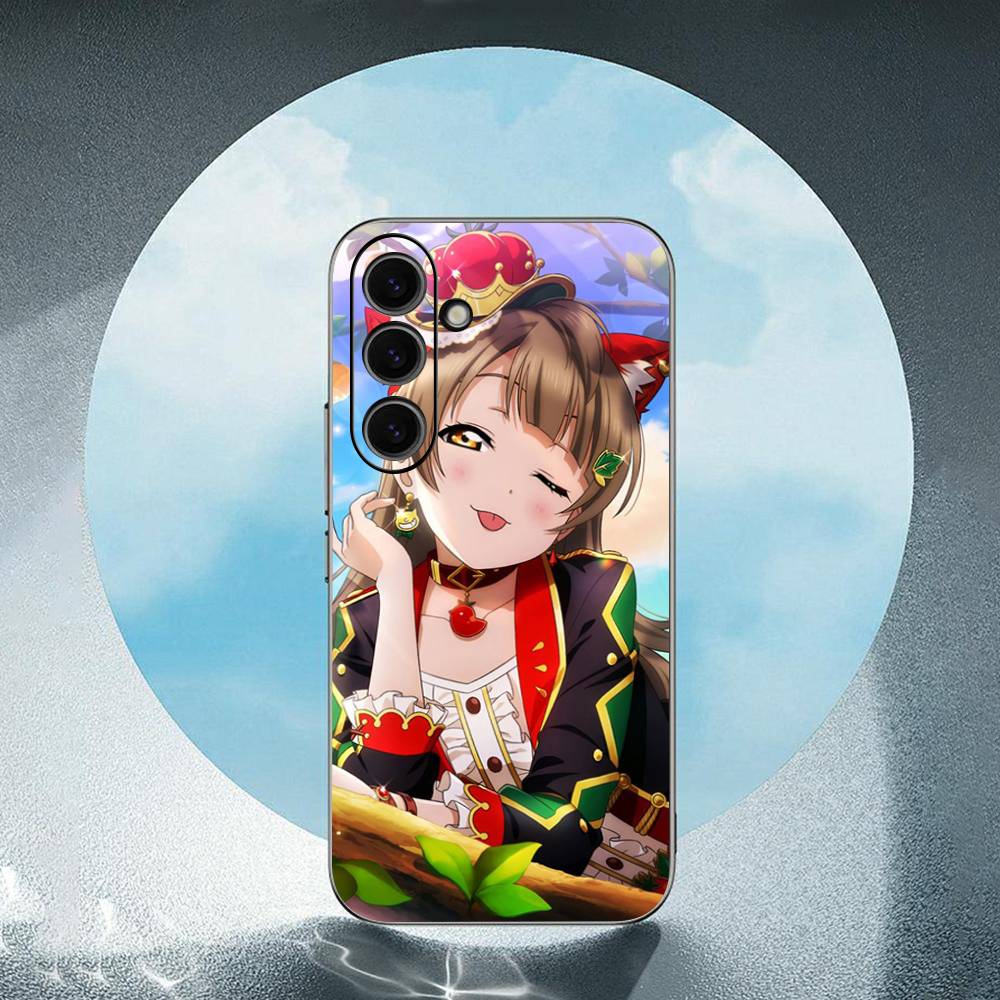 Love Live School Idol For Samsung Galaxy S23 S24 S25 Ultra S22 Plus S21 Black Soft Case Waterproof Soft Case