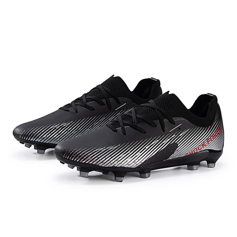 Zhongbang Football Shoes Fg Pegged Leather Foot Boys And Girls Children And Teenagers Students Natural Grass Non-Slip Competition Shoes