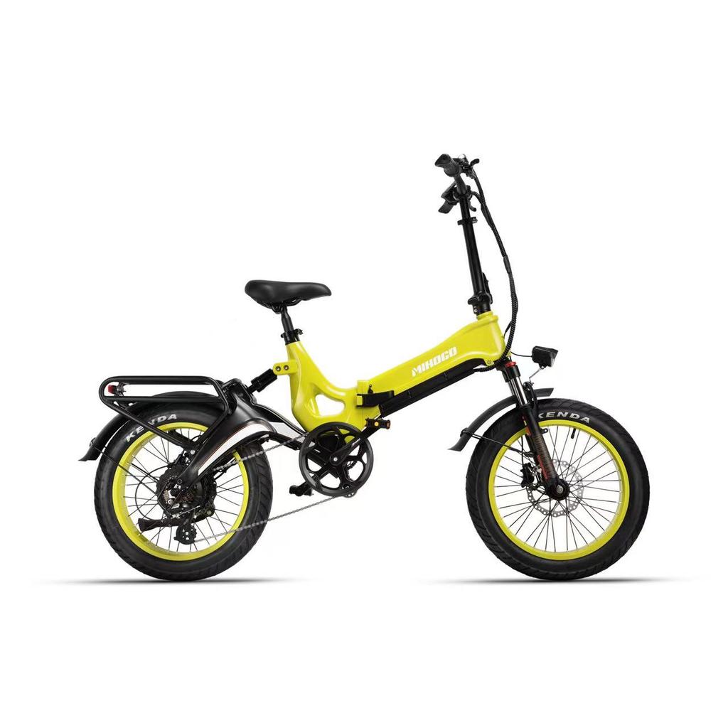 MIHOGO NX Electric Bike For Adult 750W 48V12.8Ah Battery City Electric Bicycle 20*4Inch Three Blade Tires City E-bike