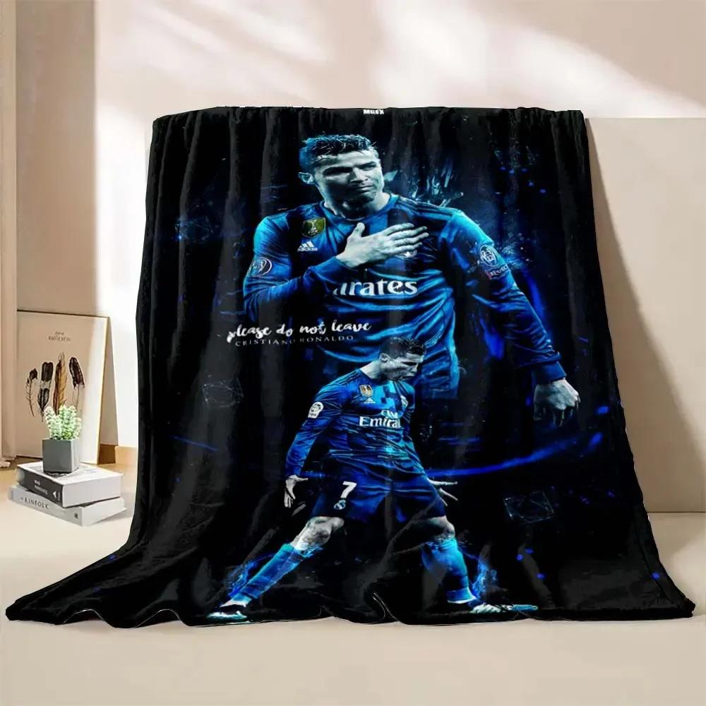 Coperta in Flanella CR7 Ronaldo Moda Portatile Casa Viaggio Campeggio Divano Coperta da Picnic