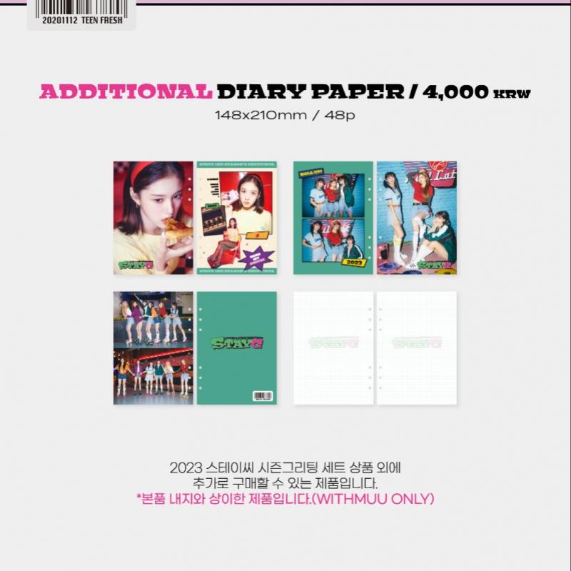 Stacey   2023 Season Greeting Diary Paper