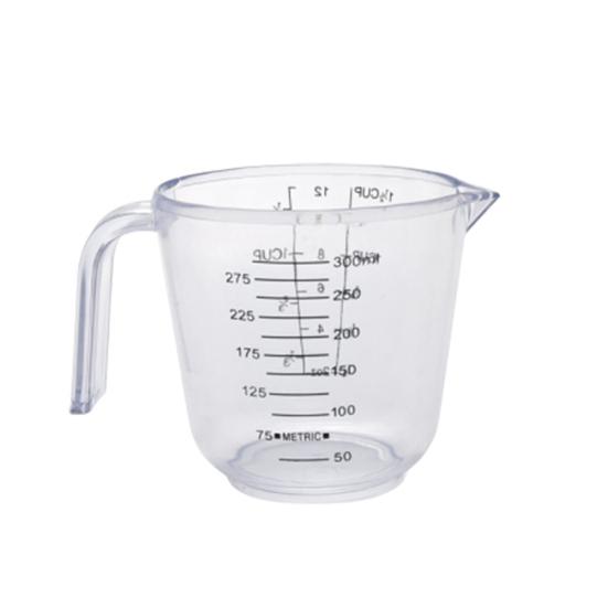 150/300/600ml Griff Wasser Mess Milch Ei Skala Becher Tasse Messung Werkzeug