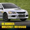 For 2002-2006 Mitsubishi Lancer Front Bumper Side Marker Lamps Lights Clear Lens