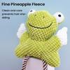 Squeaky Toys For Dogs Frog Shape Enrichment With Crinkle Squeakers Squeaky Plush Dog Toys For Breed Puppy Teething Chewing Teeth