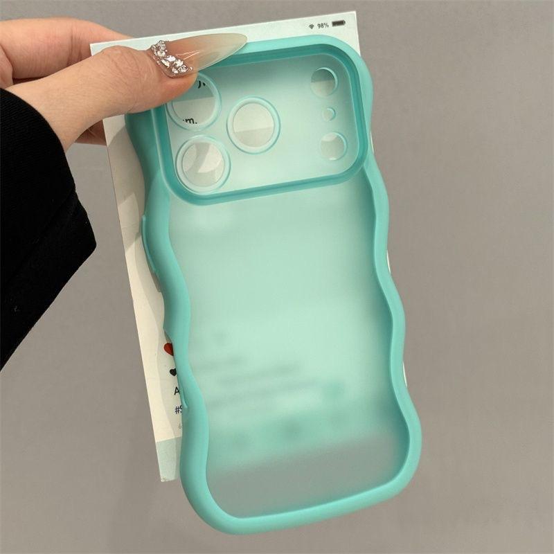 Candy color changes 17 seconds for Apple 17promax mobile phone case iPhone16pro all-inclusive 14/15 wave case