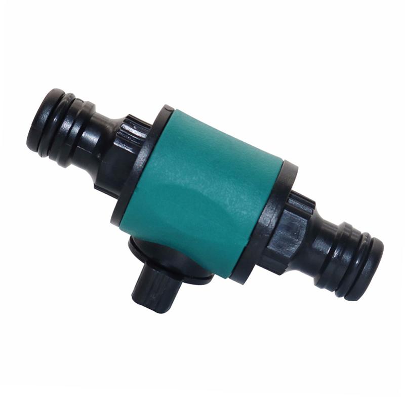 Garden Irrigation Valve with 16 Mm Quick Connector Prolong Hose Length Pipe Fittings Watering Garden Tube Valve 1 Pc