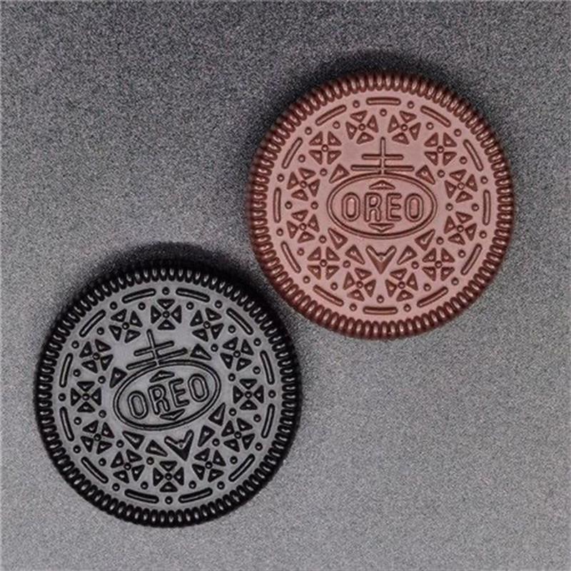 Magnesyczny Biskwit EDC Spinner na Palec Fidget Metalowy Popychacz Marka Zabawka Moneta Pop Moneta Anty-Lęk i Redukująca Stres Moneta Sensoryczna