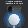 For iPhone 17 Case Compatible with MagSafe PC + TPU Kickstand Phone Cover with Lanyard