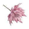 Glitzer-Weihnachtsblumenkopf Rayonblume DIY Weihnachtsbaumdekoration Neujahrsdekoration