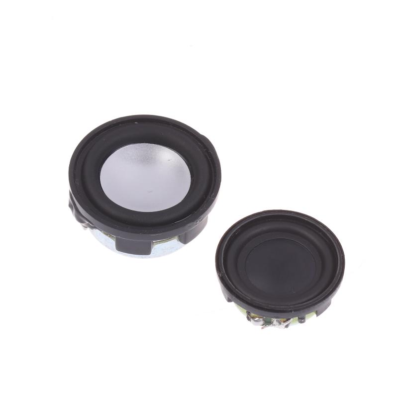 2 Stück 20/24 mm 4 Ohm 3 W Mini-Soundlautsprecher Runde Basslautsprecher Heimkino Lautsprecher Tragbare DIY-Lautsprecher