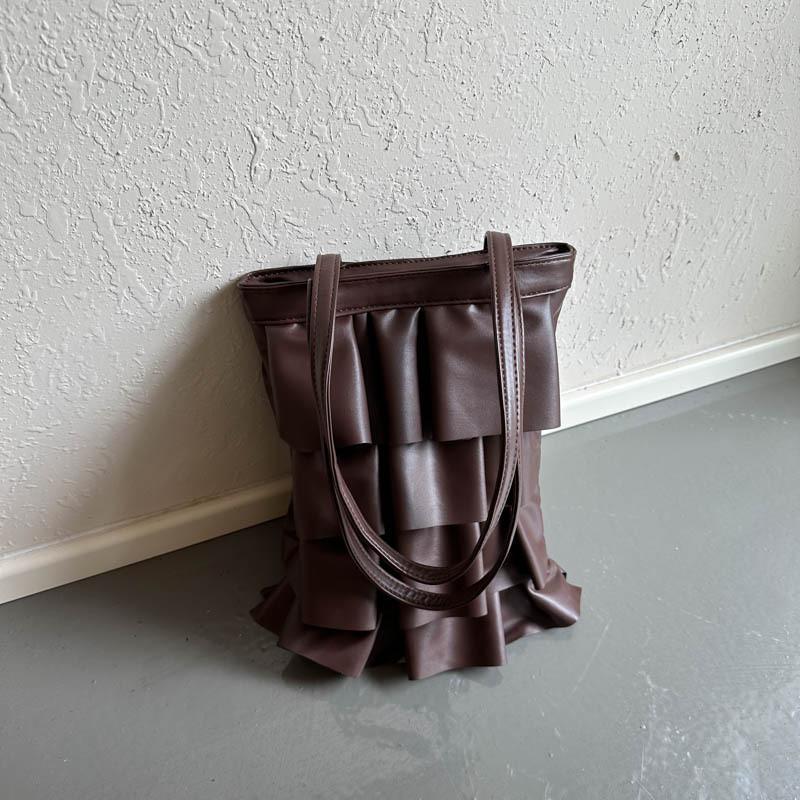 Trendy Street Style Handbag 2023 New Large Capacity Pu Bucket Bag For Women