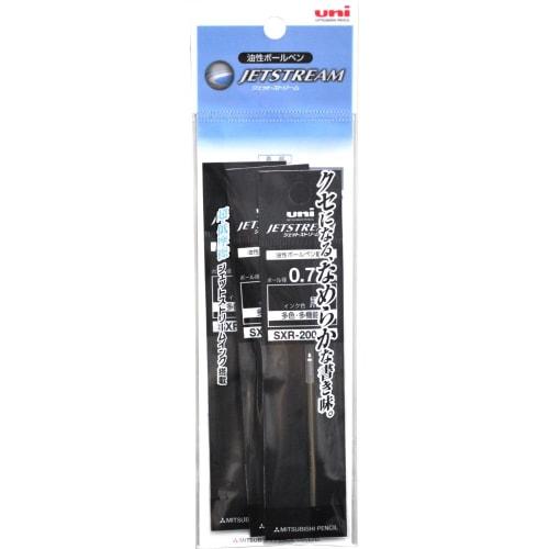 Mitsubishi Pencil Ballpoint Pen Refill Jet Stream Prime 0.7 Multicolor Multifunctional Black 3 Pieces SXR20007.24