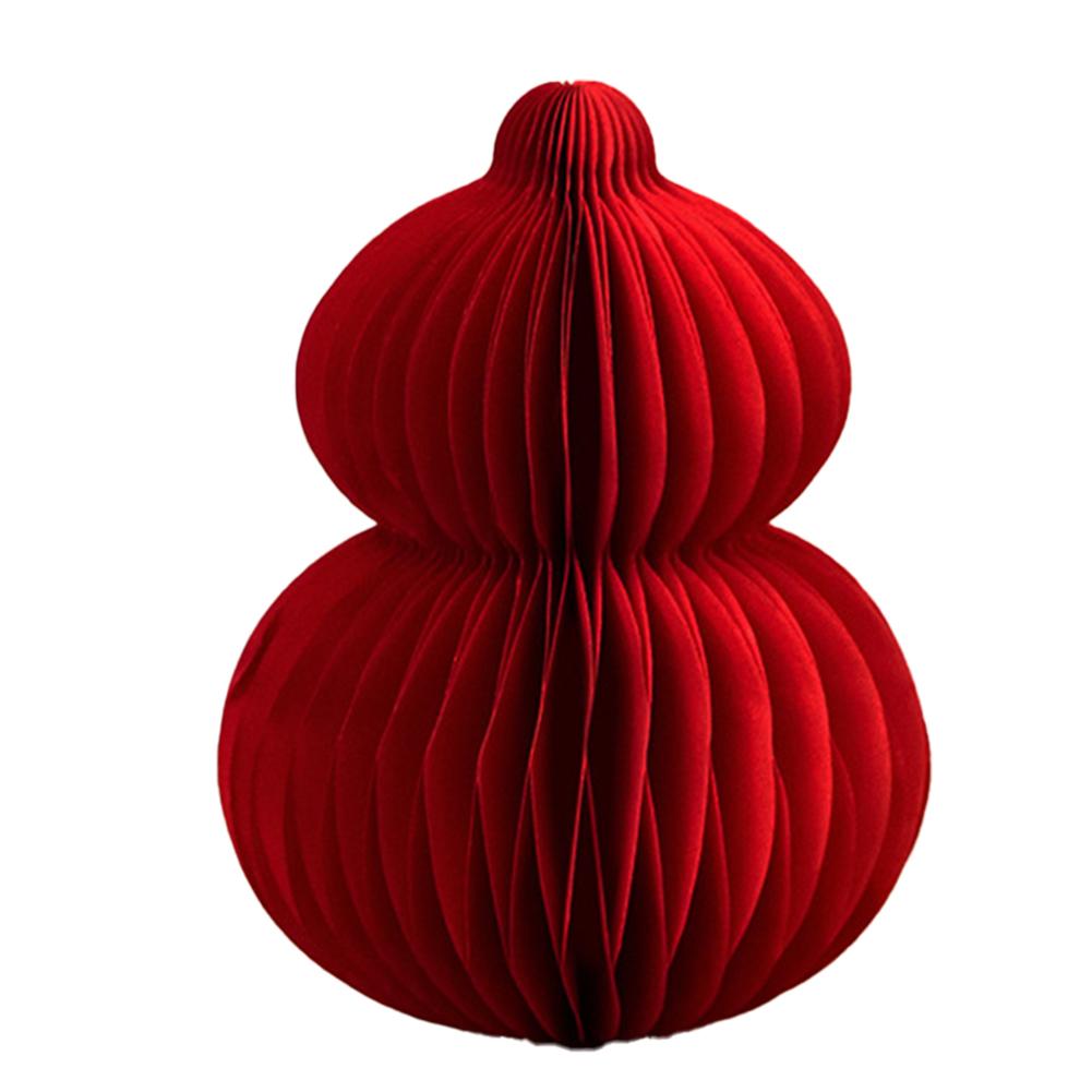 Lebhafte Faltbaumdekorationen in klassischer roter Farbe für Feiern