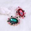 New Popular Big Crystal Rhinestone Brooches for Women Costume Jewelry Brooch Wedding Bouquet Pin Party Decors