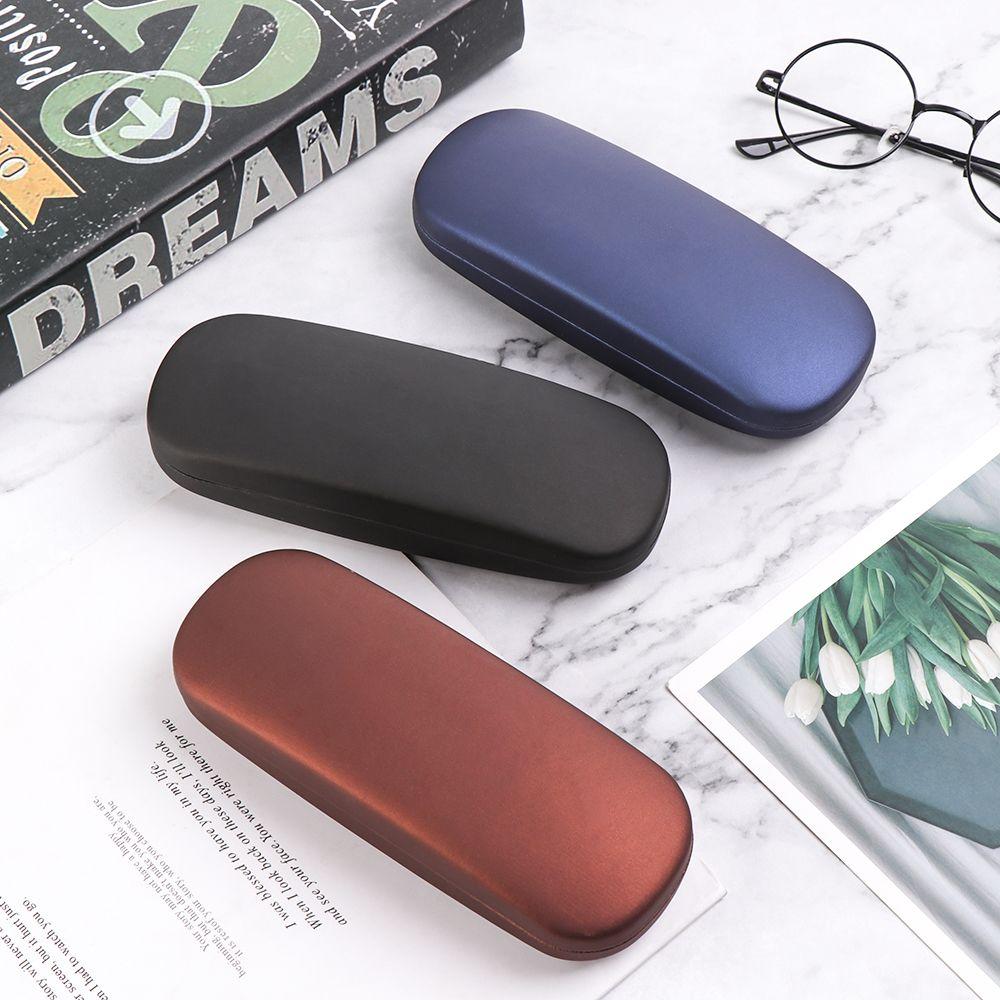 New Fashion Hard Glasses Box Men Women PU Pearlescent Glasses Box Myopia Glasses Case Reading Eyewear Case Eyewear Protector