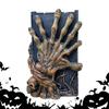 Halloween Skeleton Finger Bookends Ornament Horror Resin Decoration Small Home Halloween Reading Desk Decorative