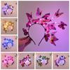 LED lumières LED lueur bandeau coloré clignotant bandeau lumineux papillon bandeau enfants cadeau