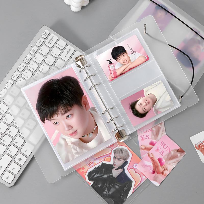 Korean Style A6 Frosted 3-Inch Ring Binder Instax Photo Album