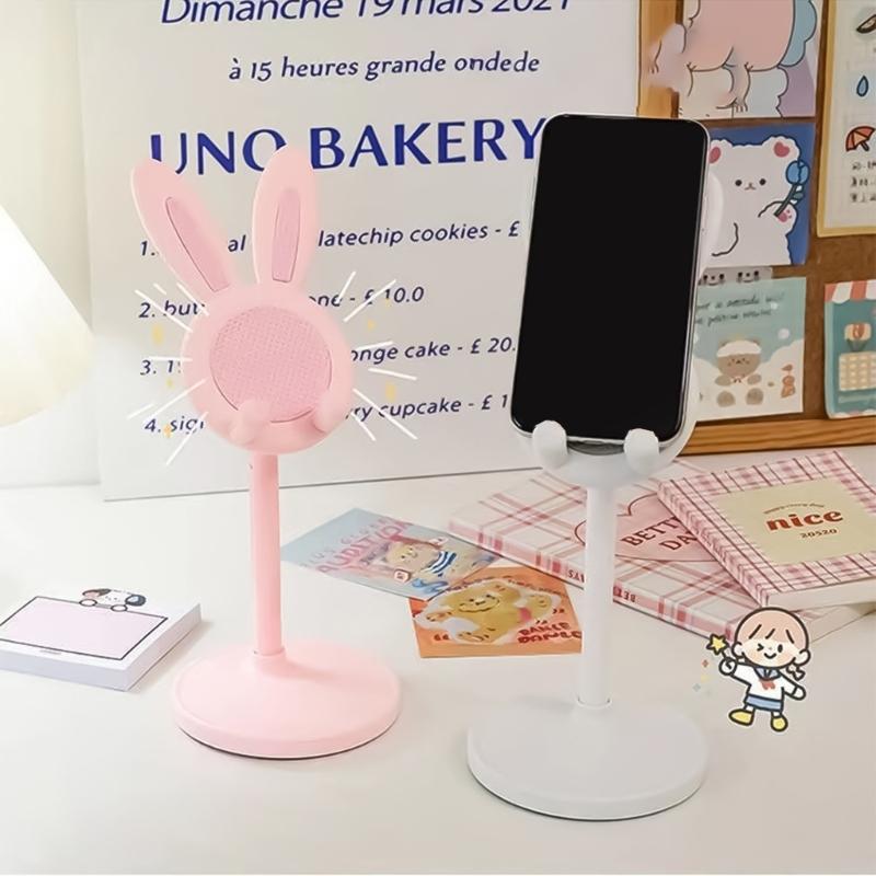 Mobile Device Holder Plastic Multiple Angle Adjustment Stable Support For Smartphones Tablets Students Workers