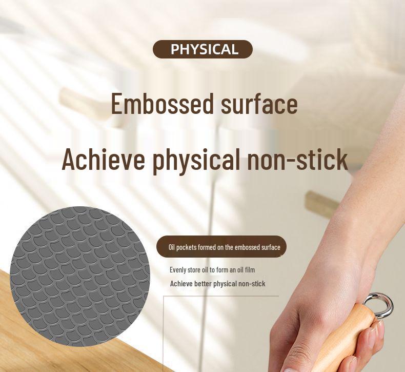 Mini-Wok zur Mehrfachverwendung: Antihaftbeschichtete, induktions- und gasherdgeeignete Pfanne mit flachem Boden für Kochen zu Hause und im Freien