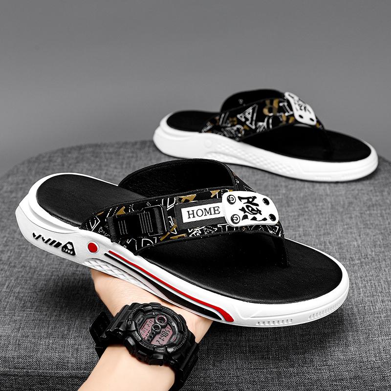 Fashion CYYTL Summer Flip Flops Mens Slippers Casual Shoes Beach Sandals Outdoor Slides Walking Comfort Designer Fashion Leather Luxury