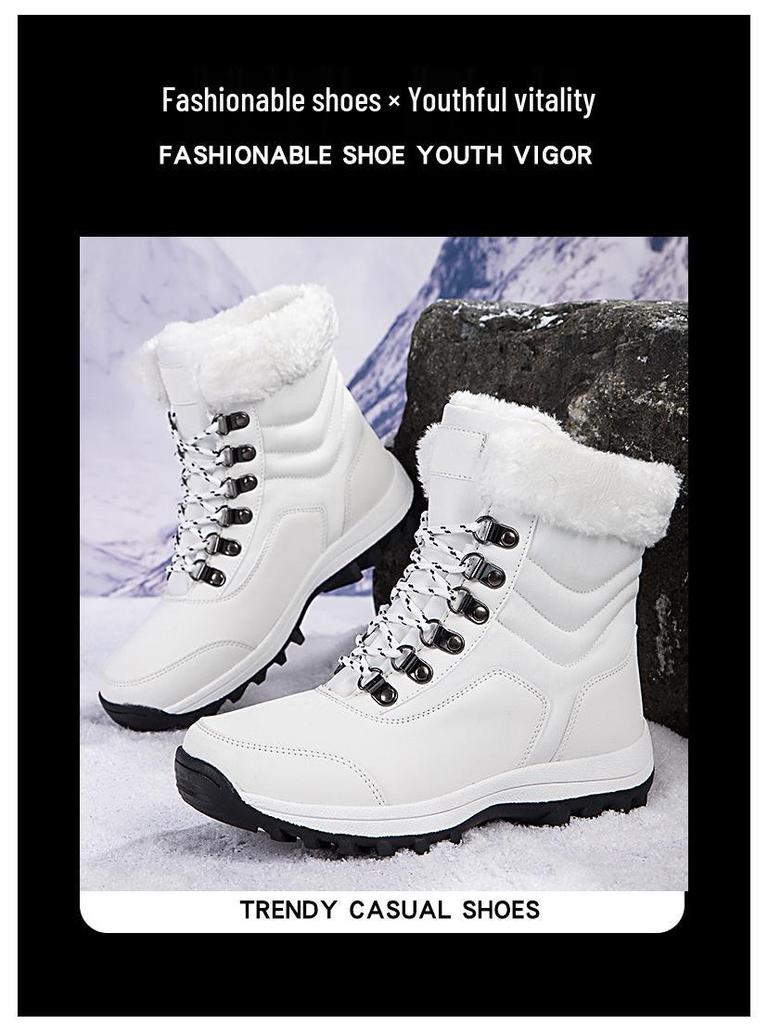 Unisex Thick Plush Winter Snow Boots