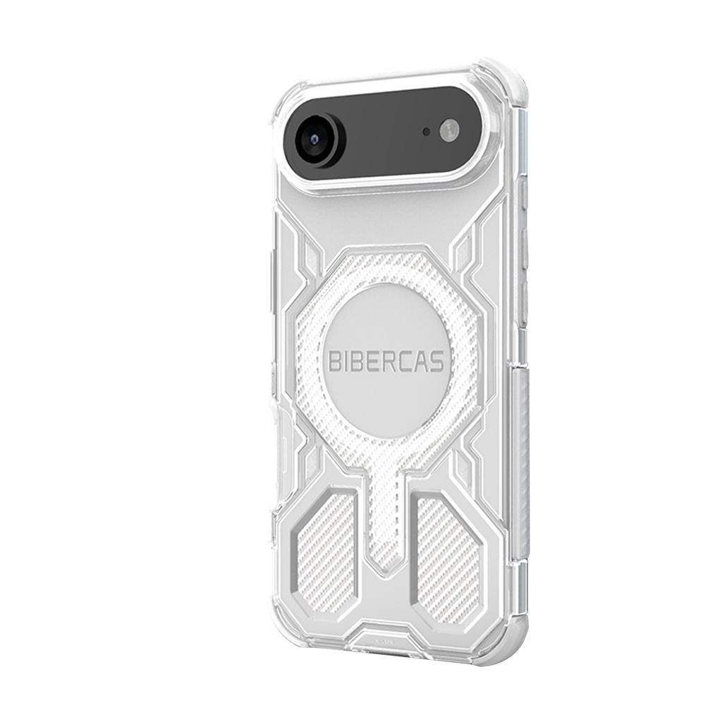 BIBERCAS New Mobile Phone Case With Magnetic Suction And Four-sided,military-grade Anti-drop Mobile Phone Protective Case With Carbon Fiber Texture