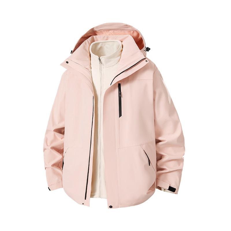 Three-in-one Jackets New Outdoor Jackets for Men and Women, Mountaineering Clothes, Sports and Leisure Jackets